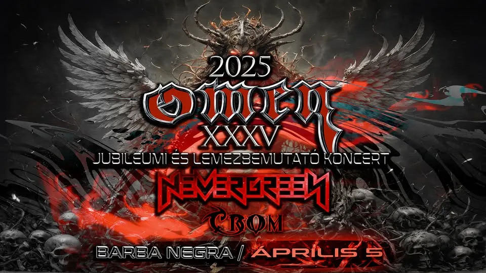 Omen 35 éves jubileumi koncert – Barba Negra