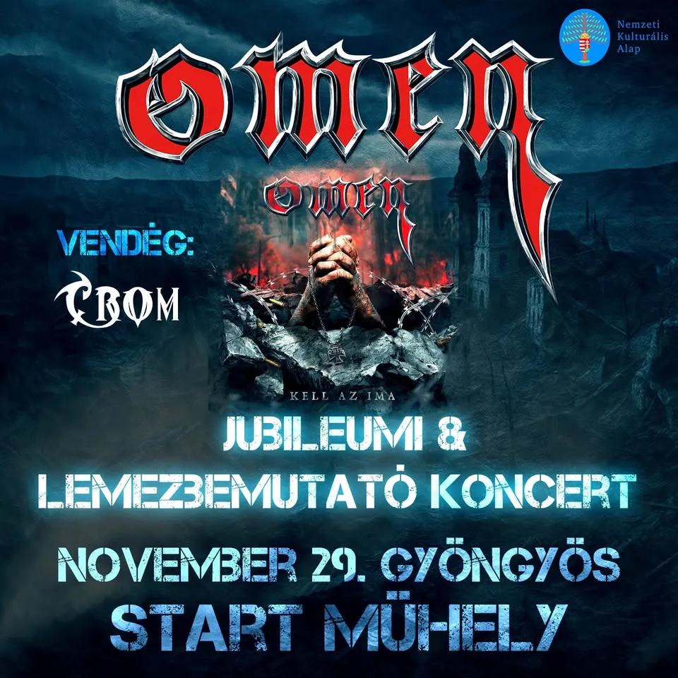 Omen és Crom koncert – Gyöngyös